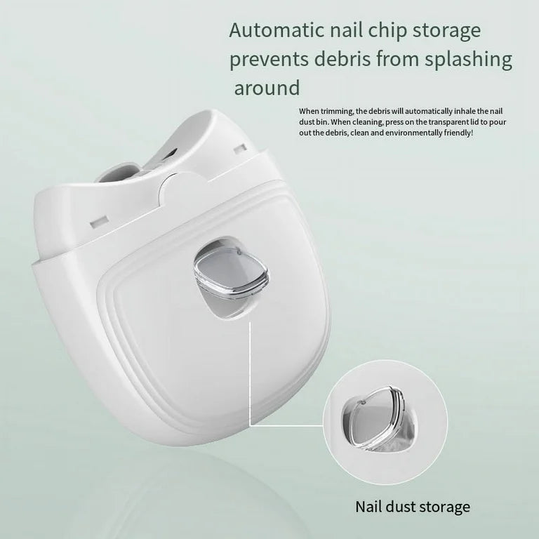 Smart Electric Automatic Nail Clipper Safe, Silent & Effortless Nail Care